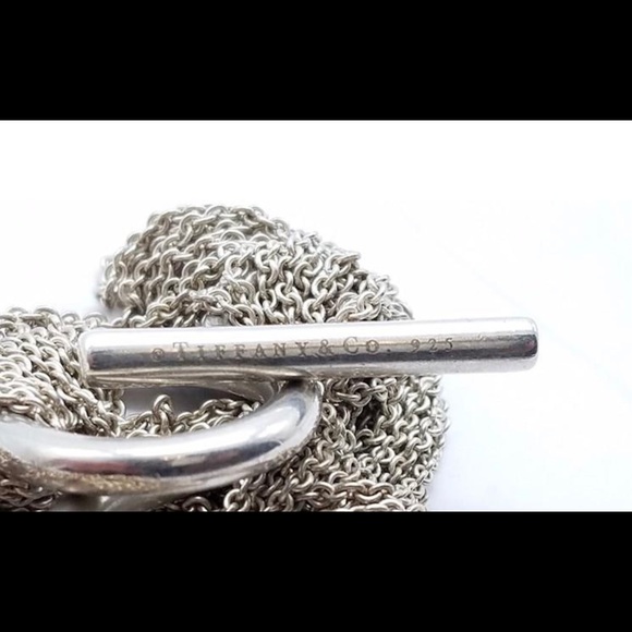 Tiffany & Co Silver Heart Toggle Multi Strand Bracelet - Picture 4 of 4